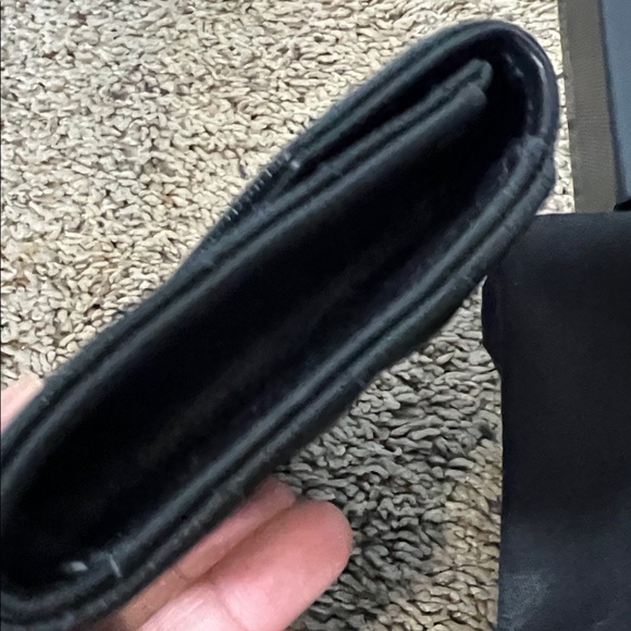 3289 YSL Black Quilted Leather Wallet - Picture 4 of 5